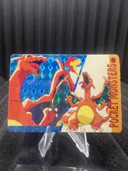 Pokemon Vintage Pocket Monsters Vending HOLO Prism Sticker Bandai 1999 Nintendo - Image 1