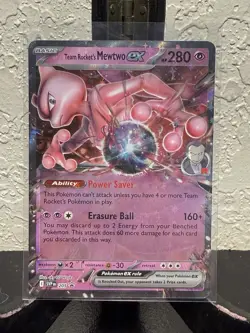 Pokemon TCG Team Rockets Mewtwo EX 205 Black Star Promo NM - Image 1