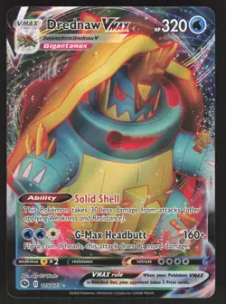 Drednaw VMAX 15/73 Ultra Rare Pokemon TCG Champion's Path NM - Image 1