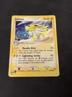 Pokemon Jolteon 6/100 EX Sandstorm Holo Rare 2003 e-Reader MP-HP - Image 1