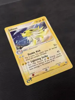 Pokemon Jolteon 6/100 EX Sandstorm Holo Rare 2003 e-Reader MP-HP - Image 2