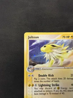 Pokemon Jolteon 6/100 EX Sandstorm Holo Rare 2003 e-Reader MP-HP - Image 4
