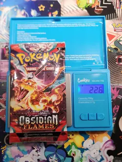 VERY HEAVY! 22.6g Obsidian Flames Pokemon TCG Factory Sealed Booster Pack!!! - Image 1