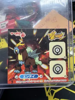 Dream Entei Pokemon Collection Gem 10 Slabs Amada Bandai Carddass Battrio Rare - Image 4