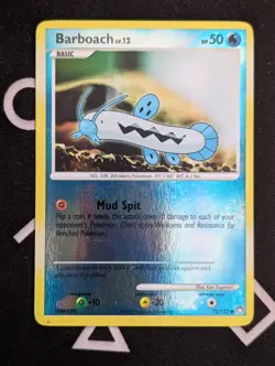 Barboach 72/123 Reverse Holo Mysterious Treasures Pokemon TCG - Image 1
