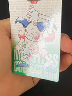 JAPANESE POKEMON MR. MIME No.122 CARDDASS GREEN 1996 M. MIME - NM - Image 3
