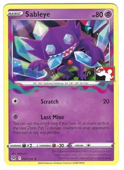 Sableye 070/196 - Play Pokemon Prize Pack Series 3 **PACK FRESH** Near Mint - Image 1