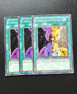 Yu-Gi-Oh - Change Of Heart 3X - Full Playset - Image 1