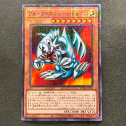 NM Blue-Eyes Toon Dragon PGB1-JP020 Millennium Rare YuGiOh 100 - Image 1