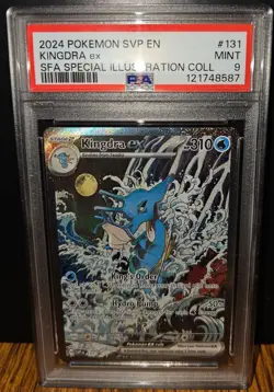 Kingdra ex 131 Sv: Scarlet & Violet Promo Cards Holo PSA 9! - Image 1