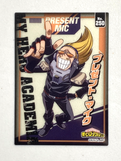Present Mic - No.250 - My Hero Academia Plastic Clear Card Japanese - Image 1