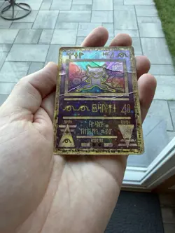 Pokemon TCG Ancient Mew Promo Holo Rare Card 1999/2000 - Damaged Creased - Image 3