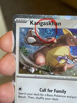 POKEMON KANGASKHAN SVP202 PROMO BLACK STAR COSMOS HOLOFOIL WITH SWIRL NM CARD - Image 2