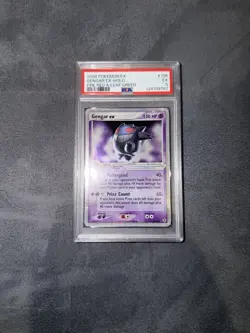 Pokemon 2004 Gengar EX #108/112 Fire Red & Leaf Green Holo Card English, PSA 5 - Image 1
