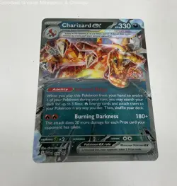Lot Of 2 Jumbo Ex Pokemon Cards (Team Rocket's Mewtwo and Charizard) - Image 3