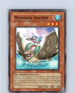 Yu-Gi-Oh TCG Mermaid Archer RGBT-EN036 Unlimited Common Card LP-NM - Image 1