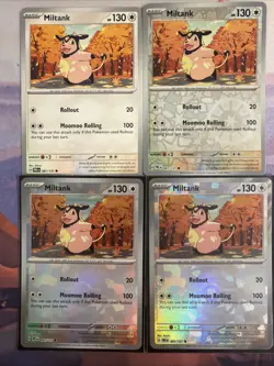 Pokemon TCG Prismatic Evolutions (4) Card Lot - Miltank Master Ball 081/131 ?? - Image 1