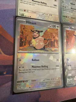 Pokemon TCG Prismatic Evolutions (4) Card Lot - Miltank Master Ball 081/131 ?? - Image 3