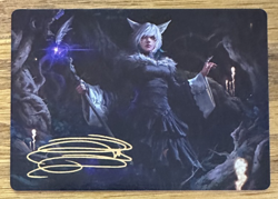MTG Final Fantasy Art Card, Y'shtola, Night's Blessing 21/53 Gold Signature - Image 1