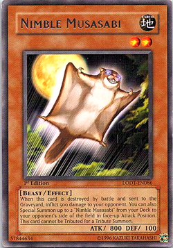 Nimble Musasabi LODT-EN086 Yu-Gi-Oh! Card Light Play 1st Edition - Image 1