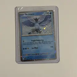Articuno 032/159 (Holiday Calendar) Snowflake Stamp Promo Pokemon Card SEALED - Image 1