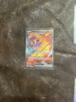 Team Rocket's Moltres ex 229/182 Destined Rivals 2025 SIR Holo Pokemon Card TCG - Image 1