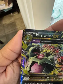 Pokemon TCG Mega M Tyranitar EX Holo Ultra Rare Card Ancient Origins 43/98 - Image 3