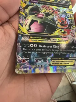 Pokemon TCG Mega M Tyranitar EX Holo Ultra Rare Card Ancient Origins 43/98 - Image 4