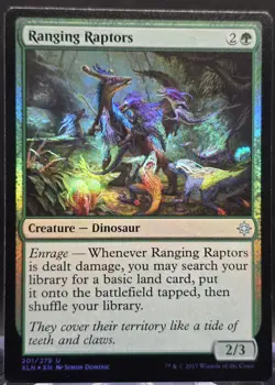 Ranging Raptors #201 Ixalan Foil Uncommon - Image 1