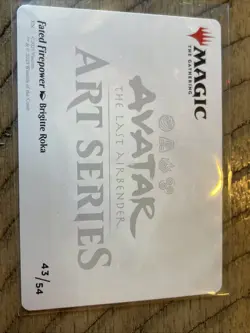 Fated Firepower - MTG Avatar: The Last Airbender - Art Series 43/54 GOLD stamped - Image 2