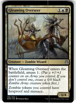 Gleaming Overseer [War of the Spark] Magic MTG NM - Image 1