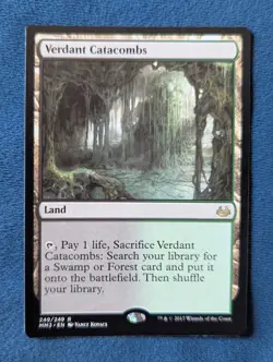MTG Verdant Catacombs Zendikar NM - Image 1