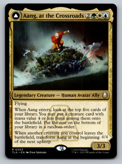 Aang, at the Crossroads R 0203/ Aang,, Destined Savior R 0203 Avatar - Image 1