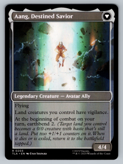 Aang, at the Crossroads R 0203/ Aang,, Destined Savior R 0203 Avatar - Image 2
