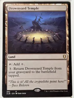 Drownyard Temple - Commander: Legends - Magic the Gathering MTG Nice! - Image 1