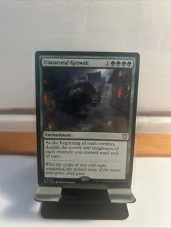Unnatural Growth [Bloomburrow Commander] Near Mint - Image 1