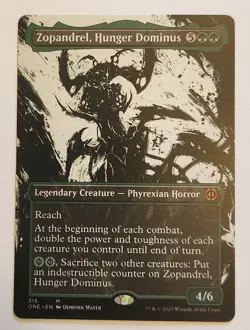 Zopandrel, Hunger Dominus Phyrexia: All Will Be One Regular #315 Mythic Showcase - Image 1