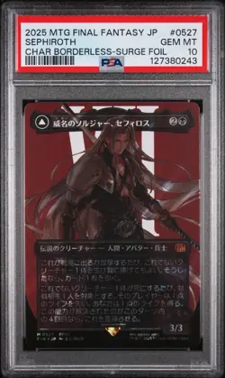 PSA 10 GEM MINT Magic the Gathering MTG Sephiroth Surge Foil 0527 Final Fantasy - Image 1
