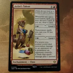 Artist's Talent - Bloomburrow - #124 MTG NM - Image 1