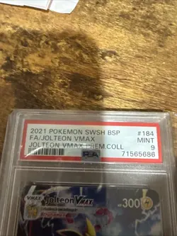 2021 Pokemon Jolteon VMAX SWSH184 Promo - PSA 9 - Full Art Eeveelution - Image 3