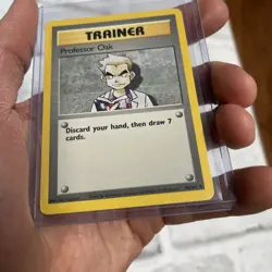 Pokemon Trainer Professor Oak 88/102 Base Set Unlimited Common Nintendo NM/MT - Image 2