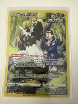 Passimian TG08/TG30 Silver Tempest Trainer Gallery Ultra Rare Pokemon NM - Image 1