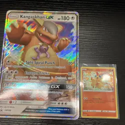Jumbo Kangaskhan GX SM188 Pokemon TCG Oversized Sun & Moon Promos Holo - Image 3