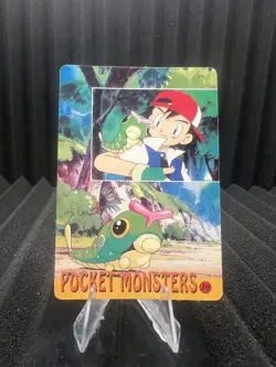 Pokemon Vintage Pocket Monsters Vending HOLO Prism Sticker Bandai 1999 Nintendo - Image 2