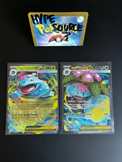 Pokemon 2025 Mega Evolutions Mega Venusaur EX 155 & 003/132 - Raw Pack Fresh 10 - Image 1