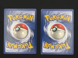 Squirtle and Wartortle, Pokemon Base Set - 1999 - MP - Image 4