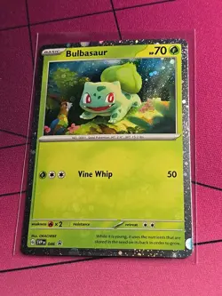 Bulbasaur # 046 Black Star Promo Pokemon Scarlet & Violet 151 TCG NM - Image 1