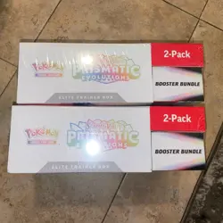 Pokemon Prismatic Evolutions Elite Trainer Box + Booster Bundle ~ Costco 2 Pack - Image 3