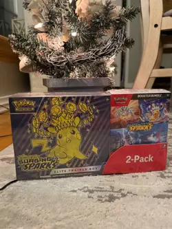 Pokemon Surging Sparks Elite Trainer Box and Booster Bundle Costco - Image 1