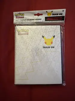 Pokemon TCG 25th Anniversary First Partner Collector Binder Jumbo Pikachu New - Image 1